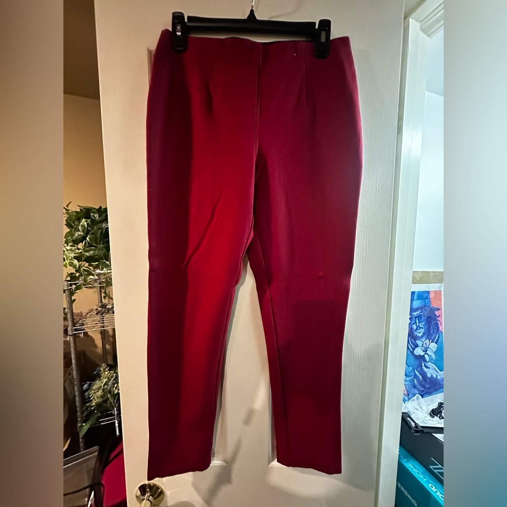Calvin Klein size 10 red dress pant